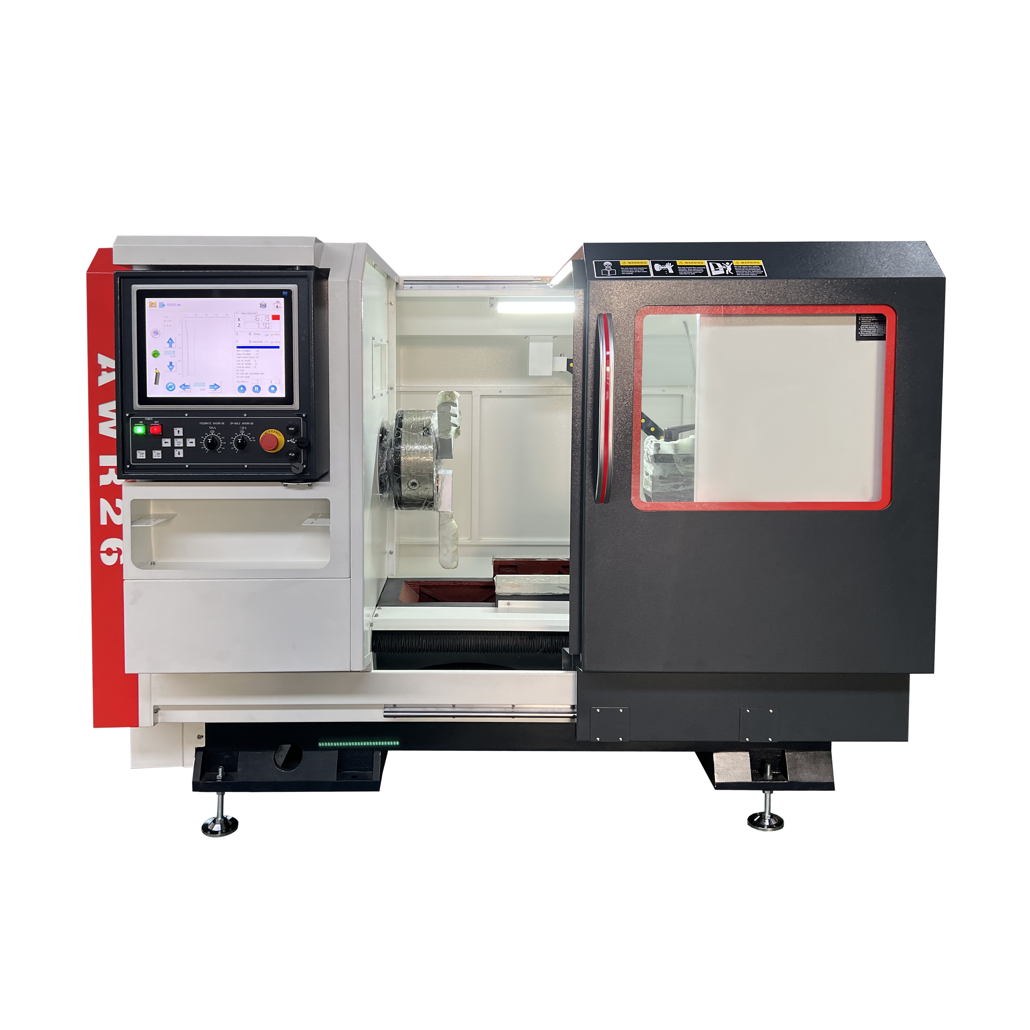 Vertical CNC Wheel Repair Lathe AWR26VL: High-Quality & Efficient Wheel Refurbishment